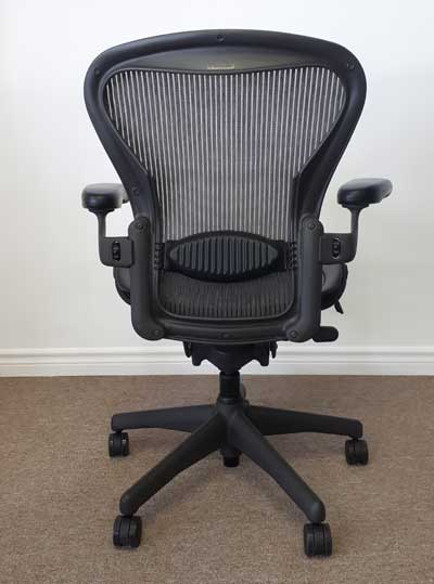 Remanufactured Herman Miller Aeron Chair, back, North York, Toronto