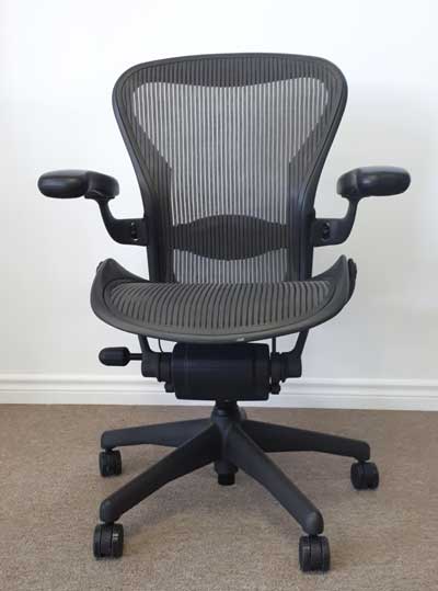 Remanufactured Herman Miller Aeron Chair, front, North York, Toronto