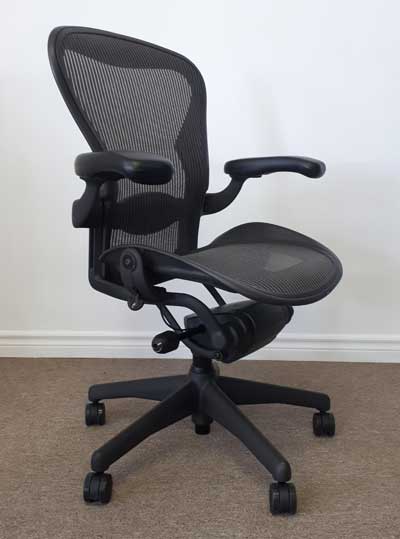 Remanufactured Herman Miller Aeron Chair, side, North York, Toronto