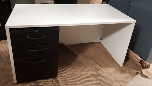 Used White Desk, Office Furniture Toronto GTA