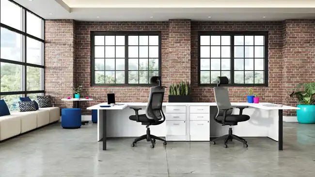 Zim Black High Back Weight Sensing Synchro-Tilter - OTG11351AB, office