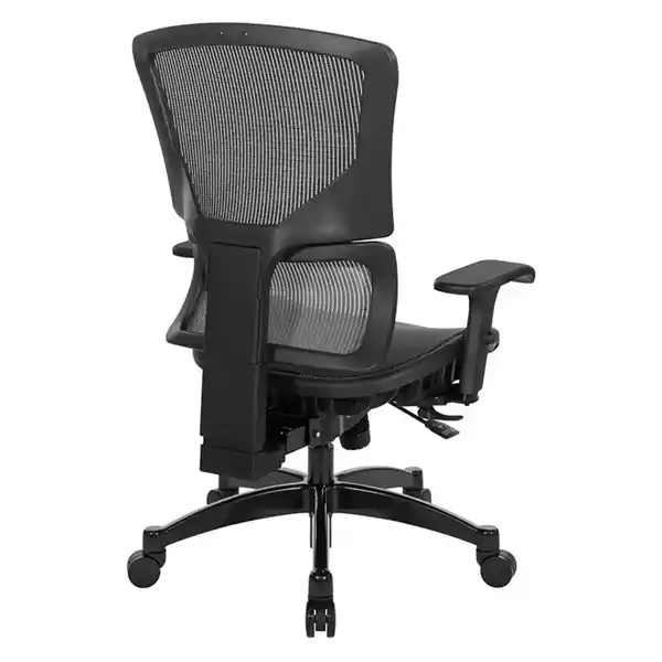Big & Tall Vertical Matrix Seat and Back Manager's Chair 639-T11763, back view