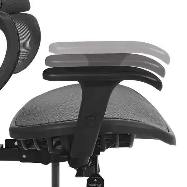 Big & Tall Vertical Matrix Seat and Back Manager's Chair 639-T11763, detail