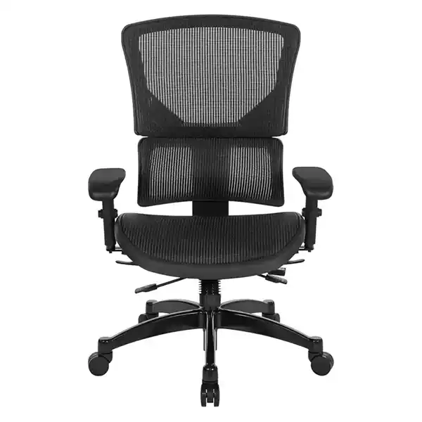 Big & Tall Vertical Matrix Seat and Back Manager's Chair 639-T11763, front view