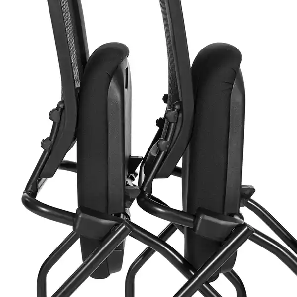 Soft PU Padded Back Armless Folding Chair (2-Pack) - 69350-30, detail