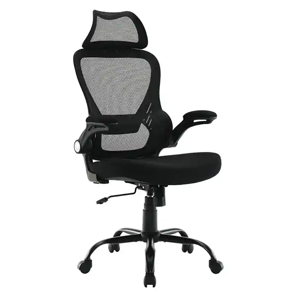 Mesh Back Manager’s Chair with Headrest - EM60946HR-3
