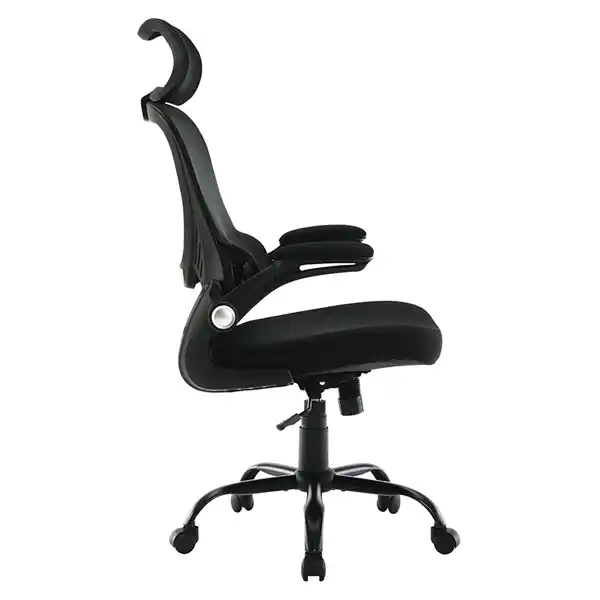 Mesh Back Manager’s Chair with Headrest - EM60946HR-3, side view