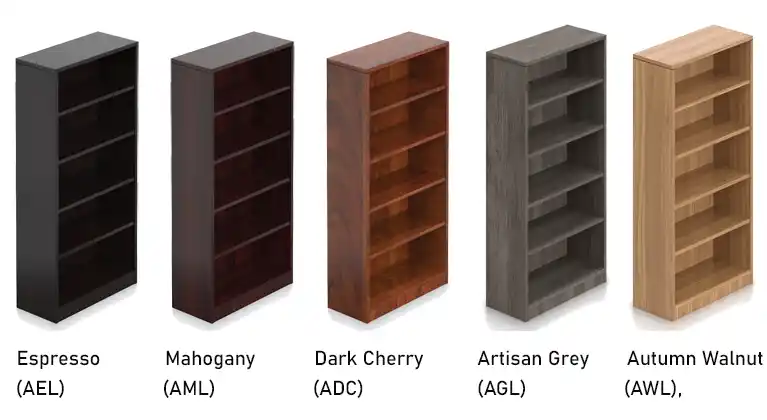 5 laminate colours available