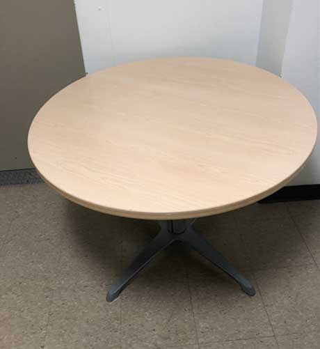 Used 42" Round Table, Office Furniture North York, Toronto GTA
