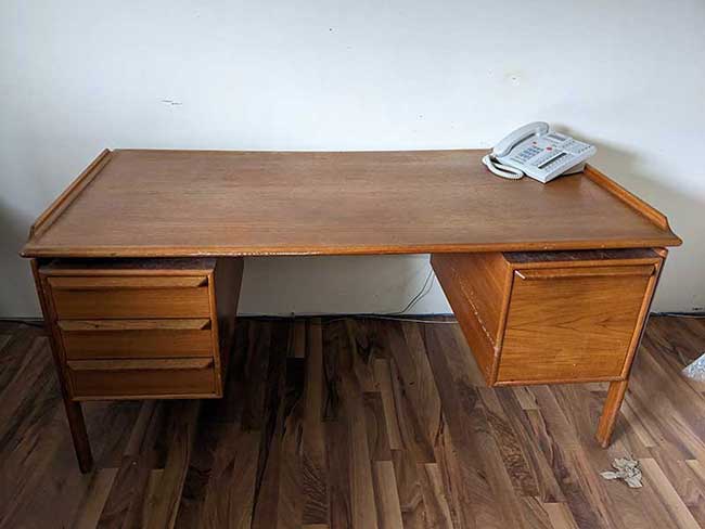 Scandinavian Teak Desk