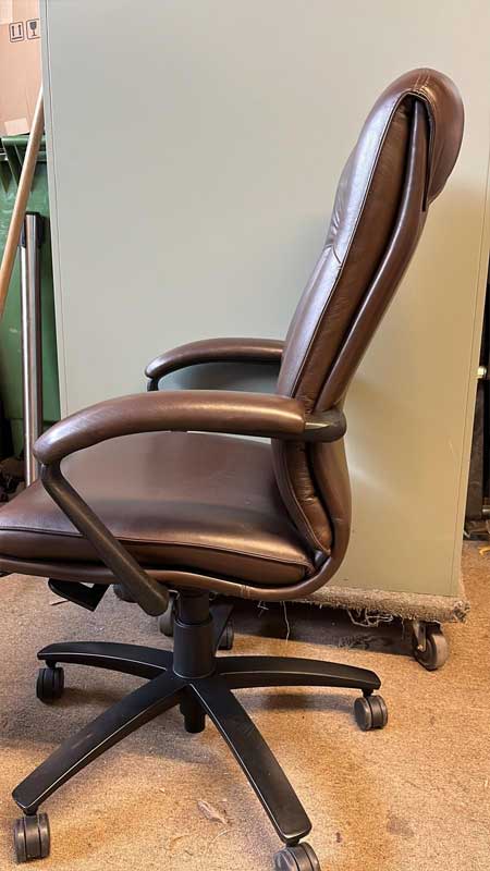 Teknion Leather Office Chair