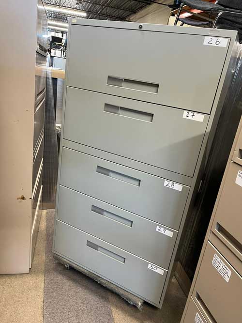 Used 5 Front Lateral File