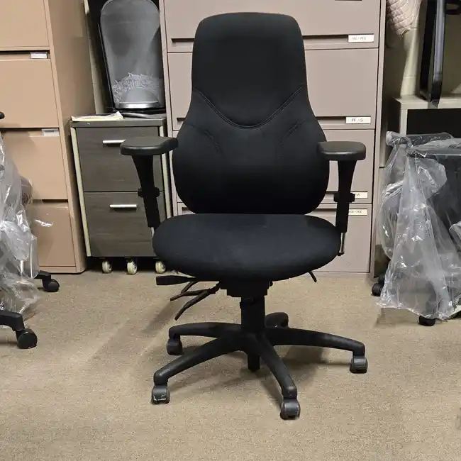 Used Global Tritek Ergo Select Medium Back Multi-Tilter, front view