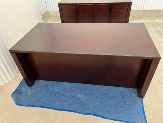 Vintage Desk & Credenza for rental