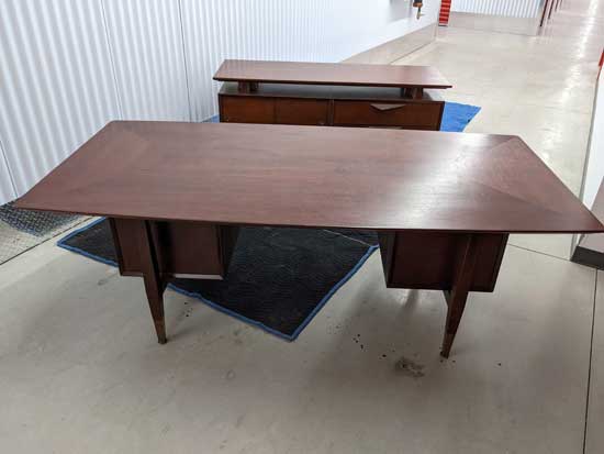 Vintage Desk with Credeza Set for Rental
