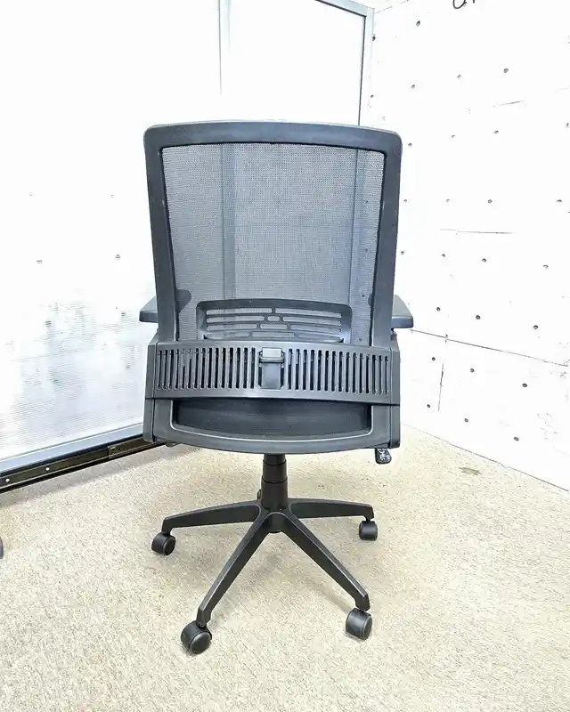 Used OSP WorkSmart Mesh Back Office Chair - Back View - Adjustable Lumbar Support