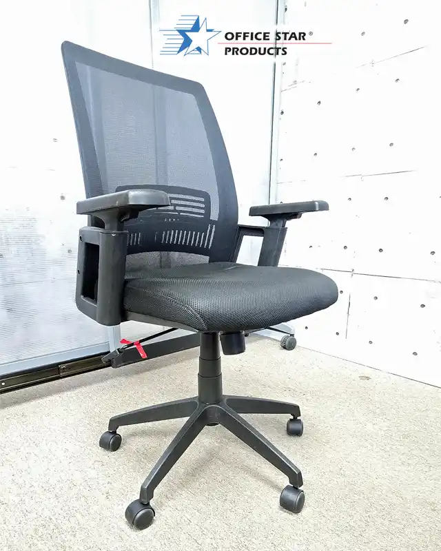 Used OSP WorkSmart Mesh Back Office Chair - Side View