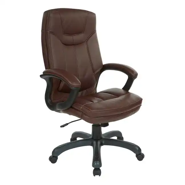 WorkSmart High-Back Faux Leather Manager’s Chair - FL6080