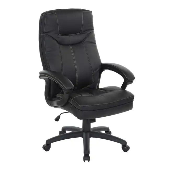 WorkSmart High-Back Faux Leather Manager’s Chair - FL6080