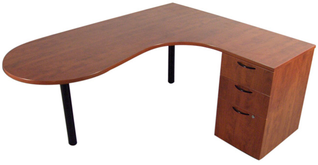 D Top extended corner desk, Office Furniture Toronto