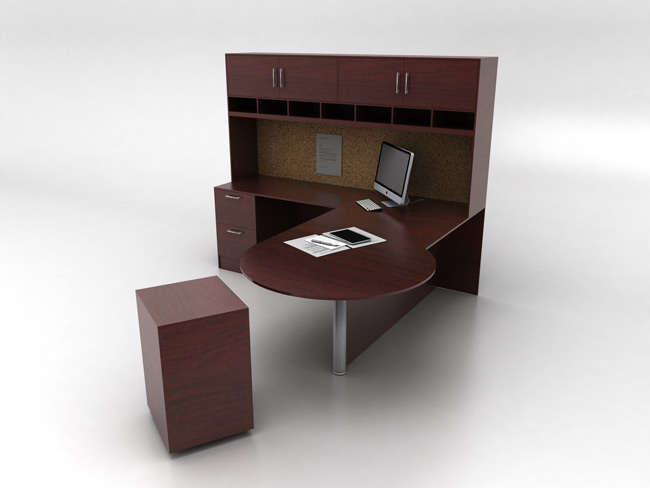 IOF P-Top L Shape Desk, Office Furniture Toronto GTA