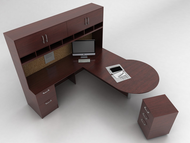 IOF P-Top L Shape Desk, Office Furniture Toronto GTA