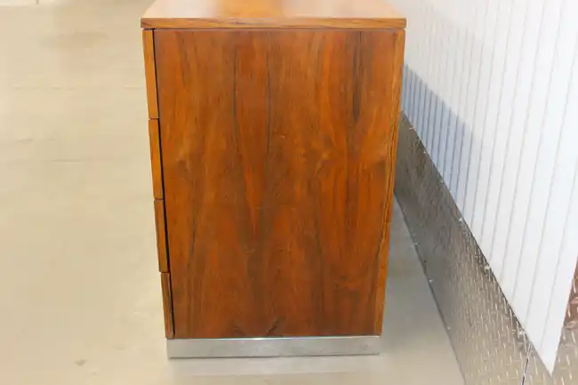 Angled corner view showing drawer layout