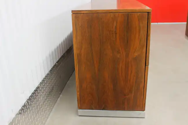 Left side of IIL rosewood credenza