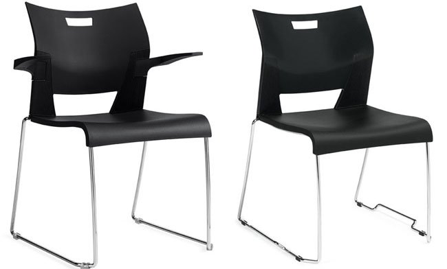Duet Stac, Polypropylene Stacking Chairs