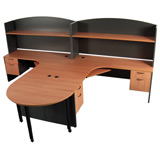 2 Person L Shape Desk 