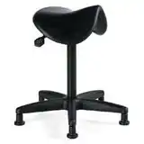 Wipe Down Minotaur Task Saddle Work Stool, 