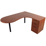 D Top Extended Corner Desk 