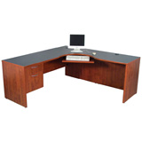 Right Hand Extended Corner Desk 