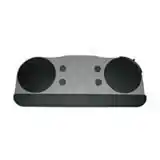 Keyboard & mouse tray with palm rest, 
