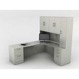 L Shape Desk With Storage 