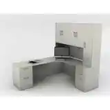 L Shape Desk With Storage, 