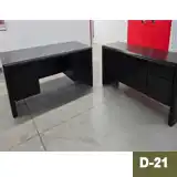 Leif Jacobsen Desk and Credenza Dark Cherry Set, 