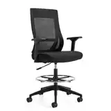 Zim OTG11353B High Back Height Adjustable Stool, 