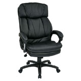 Oversized Faux Leather Executive Chair 