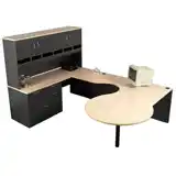 U Shape P Top with Hutch, 