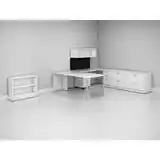 U Desk White, 