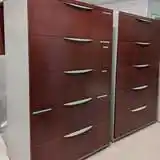 Used Haworth 5 Drawer Lateral File Wood Top, 