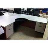 Used Wave Desk with Extension 