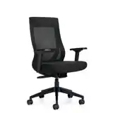 Zim Black High Back Weight Sensing Synchro-Tilter - OTG11351AB, 