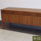 Rosewood & Walnut Credenza 