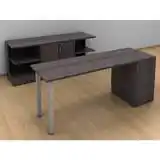 Desk and Credenza Station, 