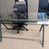 Glass Desk 