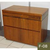 Rosewood & Walnut Lateral File 