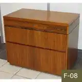 Rosewood & Walnut Lateral File, 