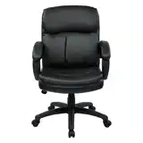 High Back Black Bonded Leather Executive Chair - EC9230-EC3, 